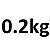 0.2kg  +