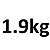 1.9kg  +21,00Lei