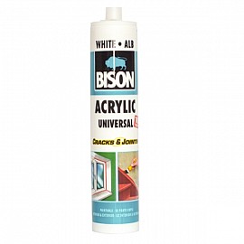 Bison silicon acrylic universal alb 300ml