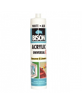 Bison silicon acrylic universal alb 300ml