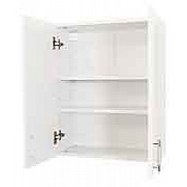 Dulap suspendat alb Verona pentru baie sau bucătărie, rezistent la umezeală, 60cm x 68cm x 21.5cm, mobilier baie