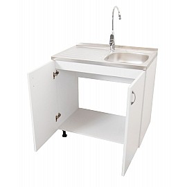 Mască pentru chiuvete bucătărie Tender pal alb 80cmx80cmx50cm