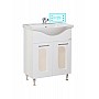 Mobilier baie bază și lavoar seria 110 - 65cm alb cu oglinzi