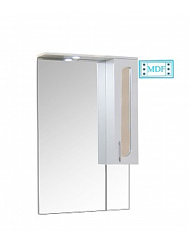 Oglindă baie seria 010 - 65cm alb cu oglinzi (mobilier 110)