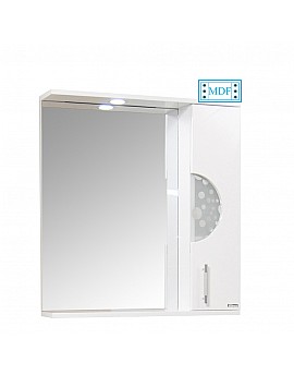 Oglindă baie seria 078 - 55cm alb (mobilier 178)