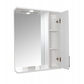 Oglindă baie seria 051 - 55cm alb rustic (mobilier 151)