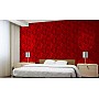 Panou decorativ 3D din polistiren pentru perete sau tavan, 60cm x 60cm, grosime 3cm, model FLAMES