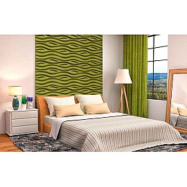 Panou decorativ 3D din polistiren pentru perete sau tavan, 60cm x 60cm, grosime 3cm, model OCEAN