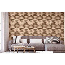 Panou decorativ 3D din polistiren pentru perete sau tavan, 60cm x 60cm, grosime 3cm, model OCEAN