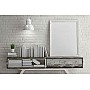 Panou decorativ 3D din polistiren pentru perete sau tavan, 60cm x 60cm, grosime 3cm, model OLD BRICK
