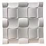 Panou decorativ 3D din polistiren pentru perete sau tavan, 60cm x 60cm, grosime 3cm, model RUBIK