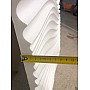 Panou decorativ 3D din polistiren pentru perete sau tavan, 60cm x 60cm, grosime 3cm, model WIND