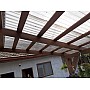 Placă din policarbonat compact/solid 1mm x 1060mm x 2000mm, cu profil trapez 76/18 multiliniar GRI