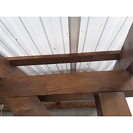 Placă din policarbonat compact/solid 1mm x 1060mm x 2000mm, cu profil trapez 76/18 multiliniar GALBEN