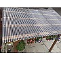 Placă din policarbonat compact/solid 1mm x 1060mm x 2000mm, cu profil trapez 76/18 multiliniar albastru închis