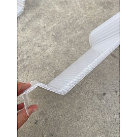 Luminatoare hală din policarbonat celular Greca, 10mm grosime, 5 ondulații de 40mm și structură tip fagure (preț/mp)