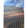 Placă din policarbonat compact/solid 2000mm x 1060mm x 1mm, cu profil trapez clar/transparent