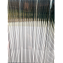 Policarbonat compact/solid cutat trapez 50/5, grosime 1mm, rolă 20 ml,  protejat UV, lățime 1.26m, transparent-clar (preț/rolă)