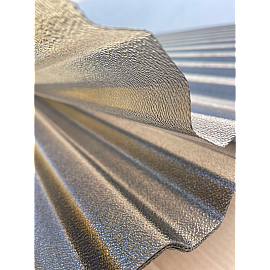 Placă din policarbonat compact/solid ST 3000mm x 1050mm x 0.8mm, cu profil trapez
