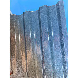 Placă din policarbonat compact/solid ST 3000mm x 1050mm x 0.8mm, cu profil trapez