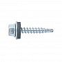 Șurub autoforant 4.8x35mm cu cap hexagonal și șaibă EPDM/cauciuc pentru metal/tablă