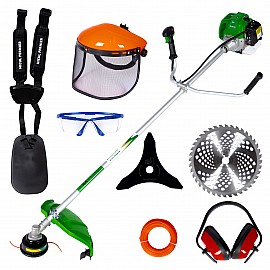 Motocositoare pe benzină  4.76CP 52cc 2T, tijă 28mm, 10 accesorii incluse Micul Fermier GF-0915-S001-G03​