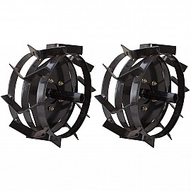 Roți metalice cu manicot pentru motosapă și motocultor, 2 bucăți Epto Evotools