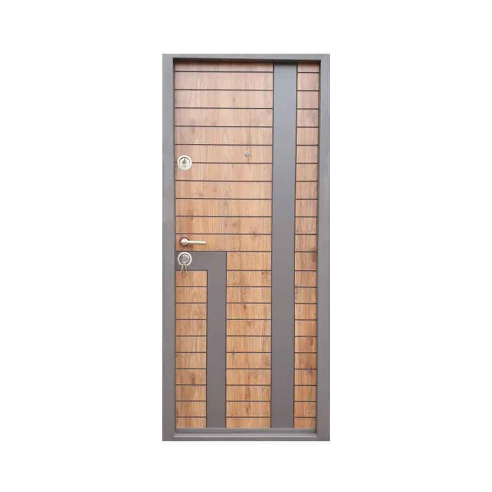 Ușă metalică, cu MDF, model T-04