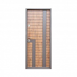Ușă metalică, cu MDF, model T-04
