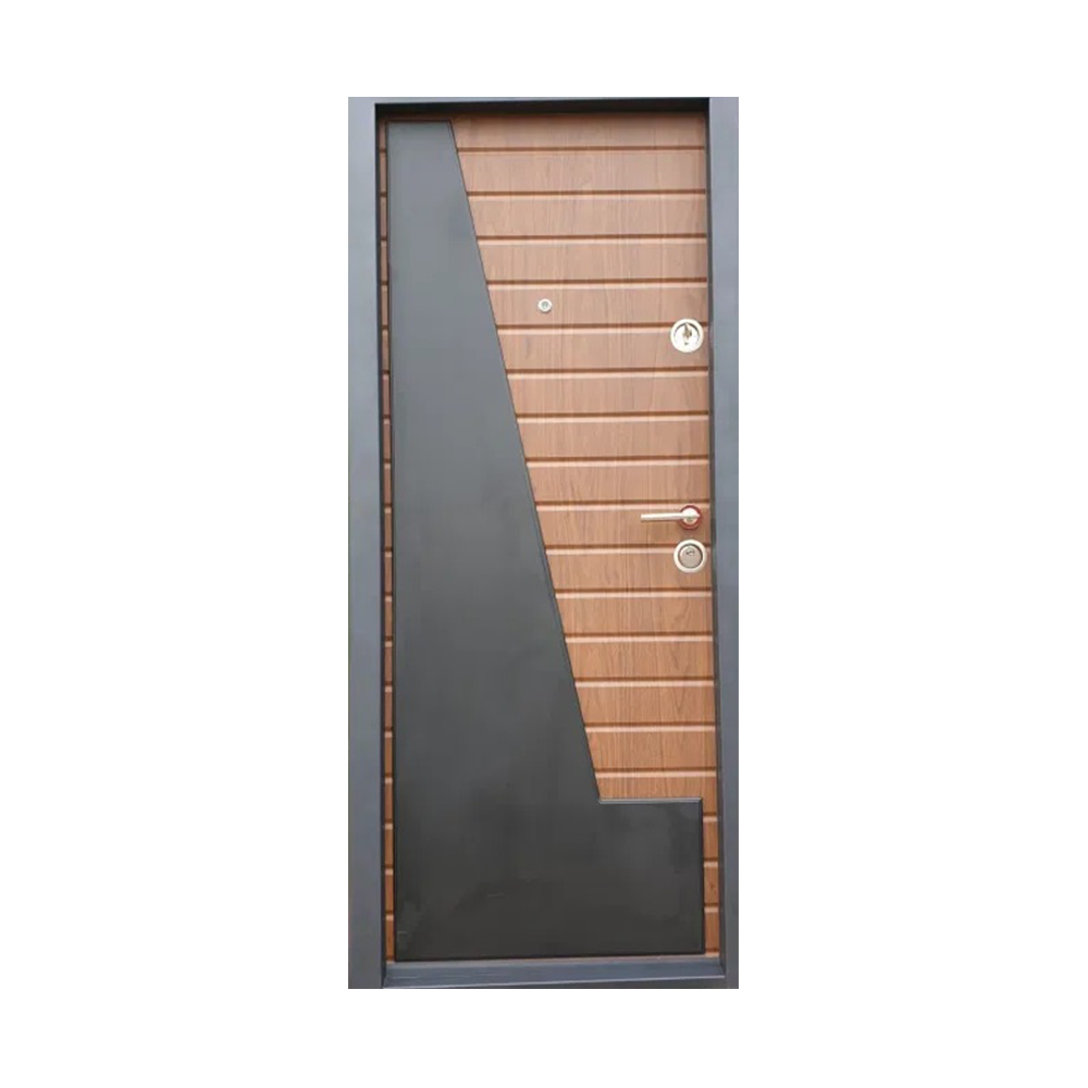 Ușă metalică pentru exterior/interior, cu MDF, model T-03, rezistentă la intemperii