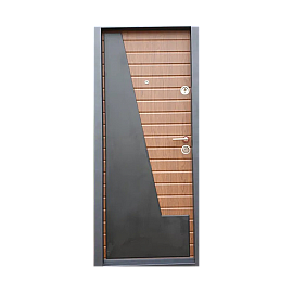 Ușă metalică pentru exterior/interior, cu MDF, model T-03, rezistentă la intemperii