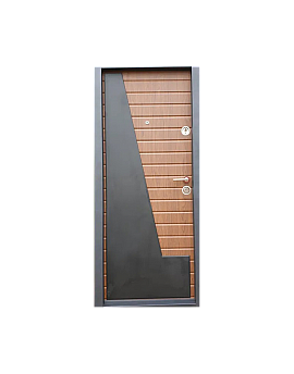 Ușă metalică pentru exterior/interior, cu MDF, model T-03, rezistentă la intemperii