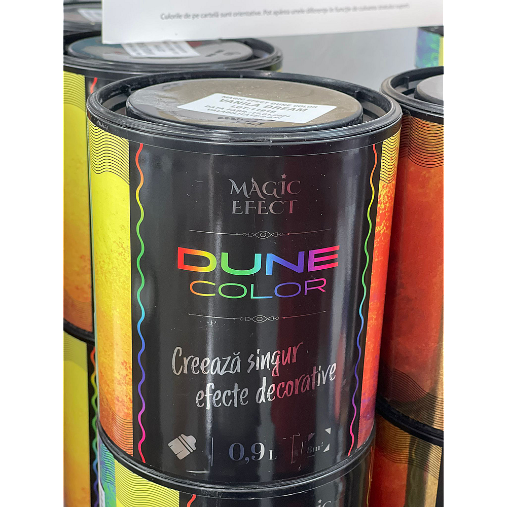 Vopsea decorativă cu efect metalic 900ml pentru interior Magic Efect Dune Color, acoperă 7-8mp