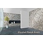 Pachet 3 bucăți vopsea decorativă cu efect de cristal 750ml pentru interior Crystal-Finish Brass