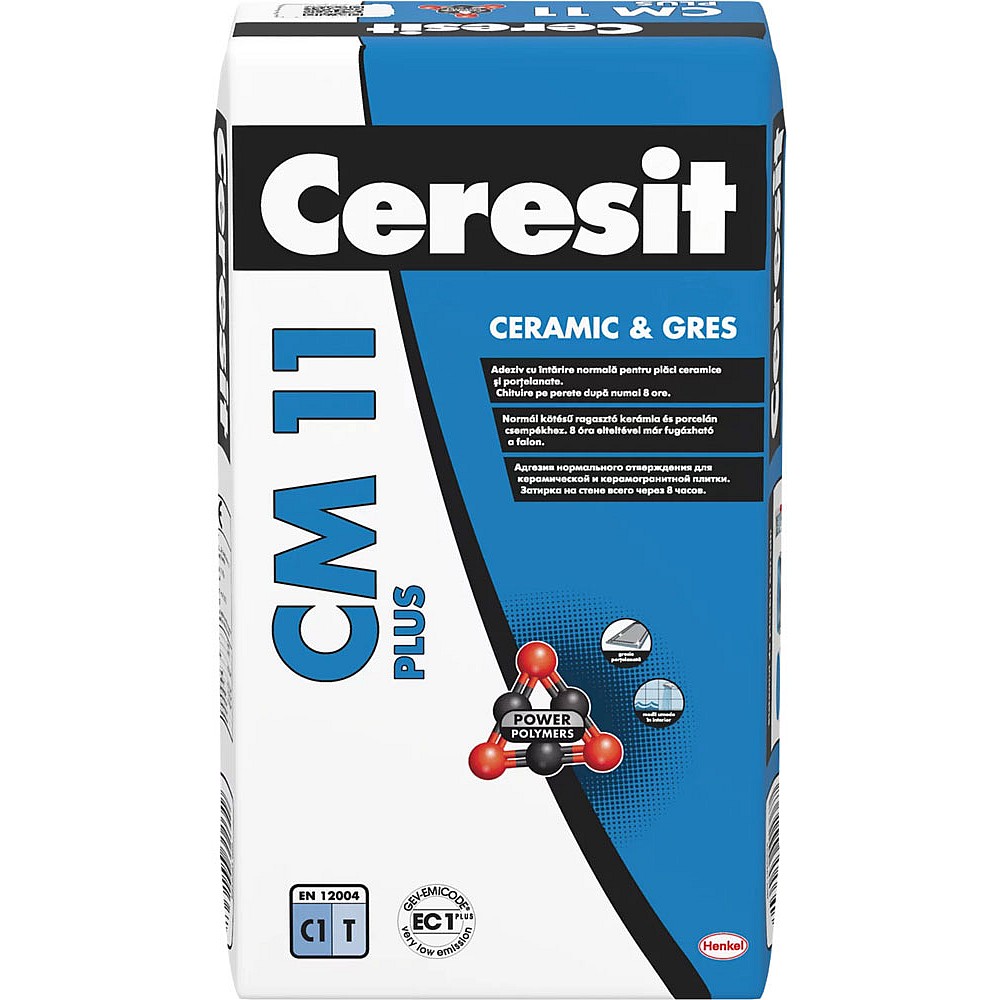 Ceresit CM11 Plus Adeziv pentru placări ceramice la interior și exterior 25kg