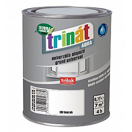 Trinat Aqua grund universal pe bază de apă, alb, pentru inetrior și exterior 0.75l