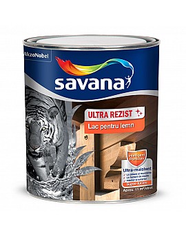 Savana Ultrarezist lac pentru lemn 0.75l, interior și exterior, superlucios