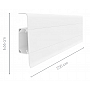 Plintă Esquero pentru parchet 6.66cm x 2.5m