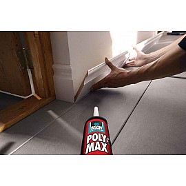 Bison POLY MAX CRYSTAL EXPRESS adeziv și etanșeizant transparent 300g