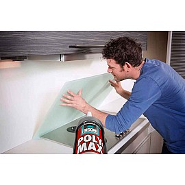 Bison POLY MAX CRYSTAL EXPRESS adeziv și etanșeizant transparent 300g