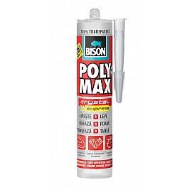 Bison POLY MAX CRYSTAL EXPRESS adeziv și etanșeizant transparent 300g