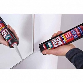 Bison POLY MAX CRYSTAL EXPRESS adeziv și etanșeizant transparent 300g