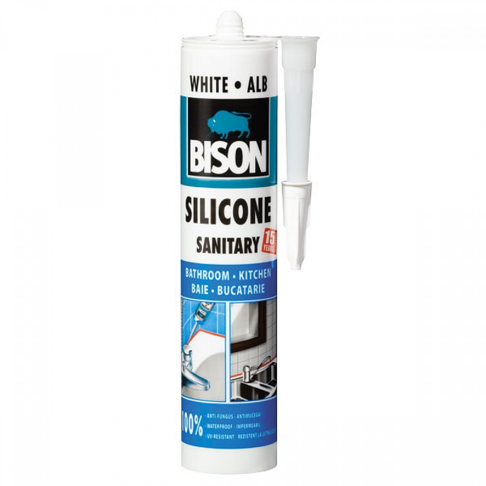 Bison silicon sanitar transparent 280ml