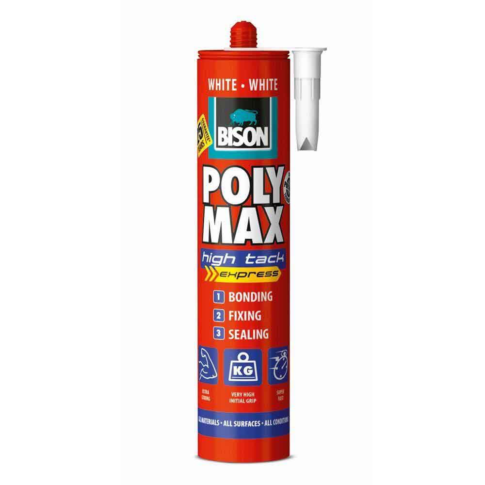 Bison POLY MAX Original adeziv și etanșeizant alb 425g