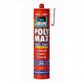 Bison POLY MAX Original adeziv și etanșeizant alb 425g