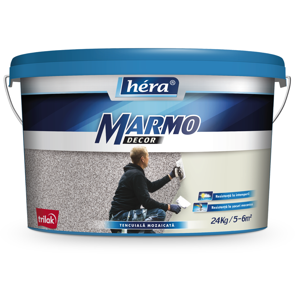 Hera MarmoDecor tencuială mozaicată pentru soclu (pietricele)