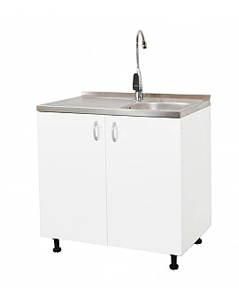 Mască pentru chiuvete bucătărie Tender pal alb 80cmx80cmx50cm