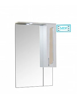 Oglindă baie seria 010 - 65cm alb cu oglinzi (mobilier 110)