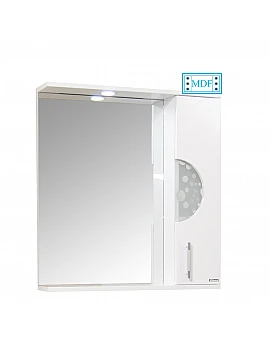 Oglindă baie seria 078 - 55cm alb (mobilier 178)