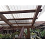 Placă din policarbonat compact/solid 0.5x970x2000mm, cu profil trapez, transparent-clar sau bronz-fumuriu